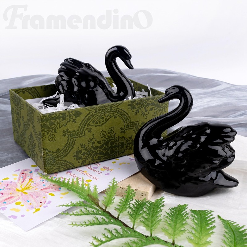 Framendino, 2 Pack Ceramic Toilet Bolt Caps Cute Animal Lovely