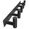 VAEHOLD Black Hat and Coat Wall Mount Rack 5 Hooks