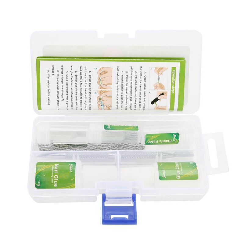 7Pcs Pedicure Ingrown Toenail Correction Recover Tool Set Nail Pusher