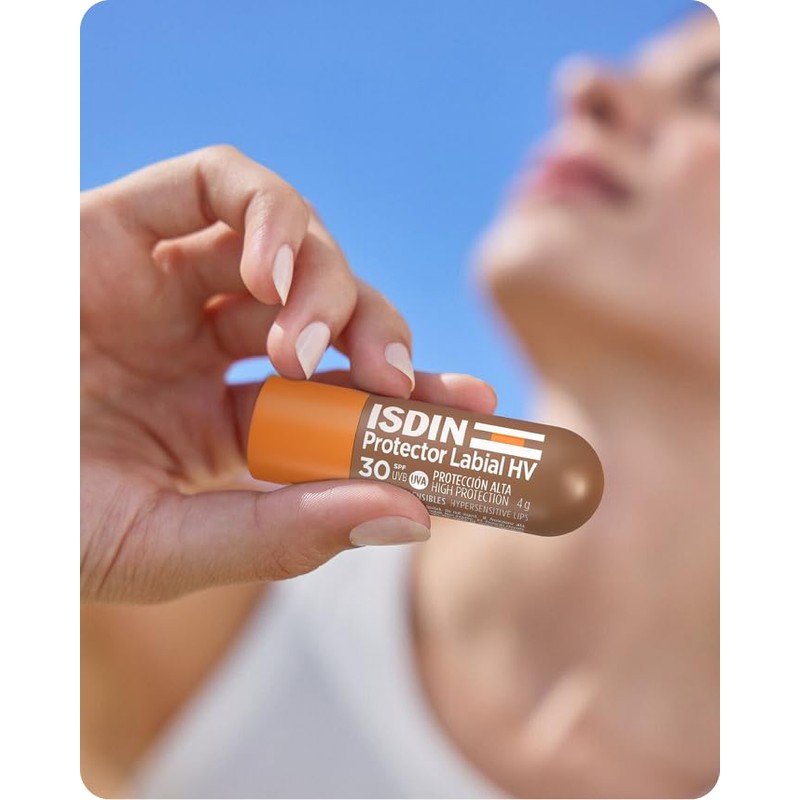 Isdin Bálsamo Labial Protector Solar Spf Labios Sensibles Hidratante Frente