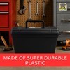 BIN BUDDY Heavy-Duty Plastic Tool Box | 11" Long Storage