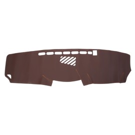 HEROFFIX Dashboard Cover Dash Cover Mat Carpet for Lexus IS250 IS350 2006-2011 Brown Faux Leather 1 Pc Anti-Slip Car Interior