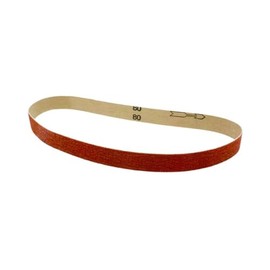 Benchmark Abrasives 1 x 42 Inch Sanding Belts with Ceramic Grains, Sand Paper for Metal Grinding, Sanding, Knife Polishing, Surface Blending Belt Sander for Woodworking (10 Pack), 80 Grit