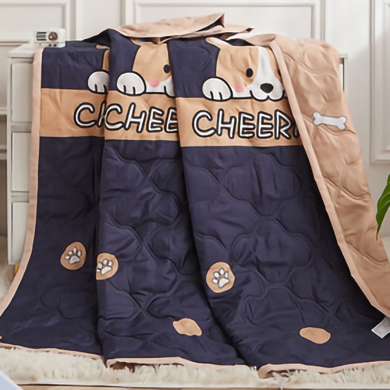 Summer Air Conditioner Quilt Machine Washable Soft Breathable Portable Air