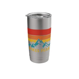 Pikes Peak Colorado Est. 1806 Vintage Mountain Hiking Stainless Steel Insulated Tumbler