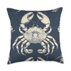 Hermit Crab Duotone Animal Wildlife Pattern Throw Pillow