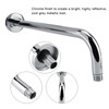 Extra Long Stainless Steel Shower Rain Head Arm Replacement Flange