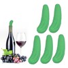 5Pcs Wine Stoppers Silicone Reusable Artificial Cucumber Shape Beverage Bottle