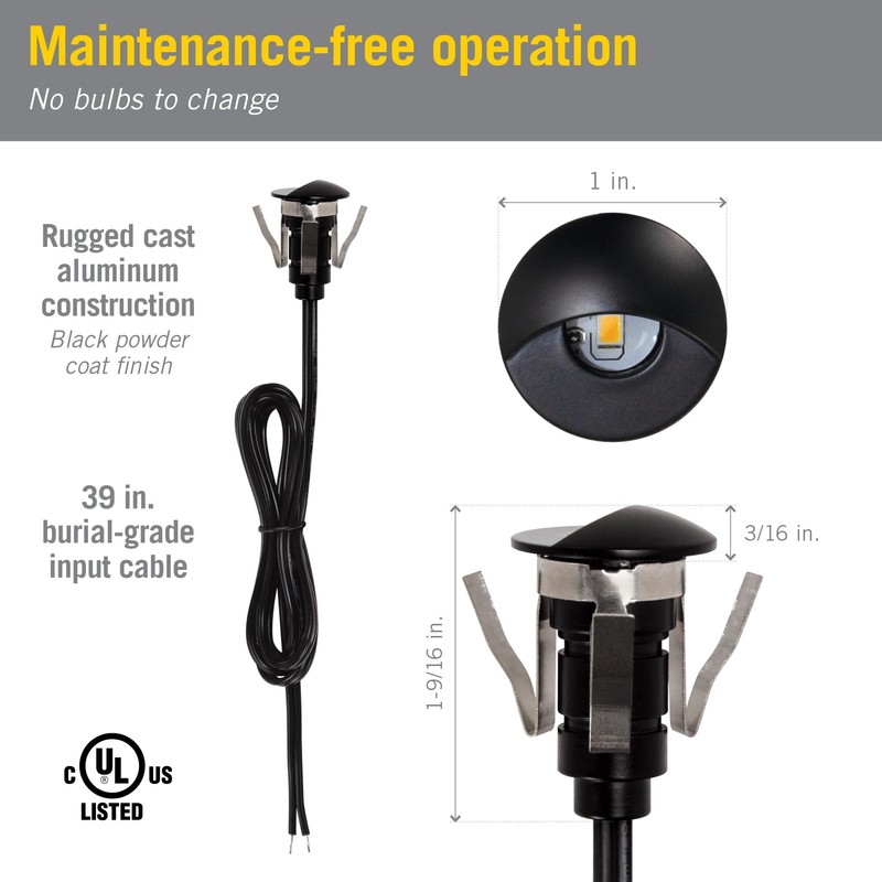 Armacost Lighting 1'' Recessed LED Step Deck Light 431100