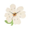 Modern Wall Clock,Cartoon Flower Shape Silent Clock,Flower Petal Design Wall