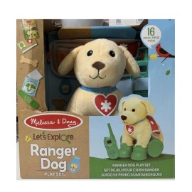 Melissa and Doug Lets Explore Ranger Dog Play Set Plush Puppy NEW IN BOX!