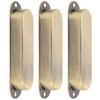 3Pcs Closed Pickup Cover, Brass Pickup Covers Closed Electric Guitar