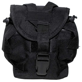 Max Fuchs Drinking Bottle Bag "Molle" Black
