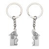 1 Pair House Keychains, Couple Keychains, Puzzle Keychains, Creative Keychains,