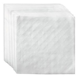 AmerCareRoyal 1-Ply Beverage Napkins - 4.5" x 4.5" - For Restaurants, Bars, and Catering, Bulk Disposable Cocktail Napkins, White, Pack of 4000