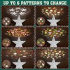 LED Rotating Tree Topper Light Projector with 6 Slides -
