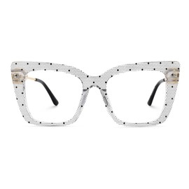 Zeelool Trendy Square Blue Light Blocking Glasses for women TV Phone Computer Gaming Glasses Monalisa ZJGX564231-01