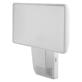 Ledvance LED Floodlight, Light for Outdoor Use, Warm White, 151 mm x 56 mm x 205 mm, Endura Pro Flood, White, 27W