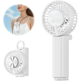 HandFan Handheld Fan, Portable Fan, 4,500 mAh, Large Capacity, Type-C Charging, Small, Handheld Fan, 5 Level Wind Power Adjustment, Tabletop Fan, Peltier Cooling, Strong Wind, Lightweight, Small Fan,