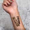 Azeeda 4 x 'Specht auf Baum' Temporäre Tattoos - Wasserfest,