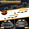 OPPBUY Emergency Dash Strobe Light 6 Flashing Mode Amber White