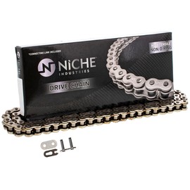 NICHE Drive Sprocket Chain Combo for Yamaha TTR110E Front 14 Rear 35 Tooth 420 Standard 90 Links