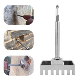 Dayinkes Square Hole Cutter for Electrical Box, Portable Rectangle Slot Cutter, Alloy Steel Electric Concrete Saw, Fast-Cutting One Step Hole Tool, for Brick Concrete Cement Stone