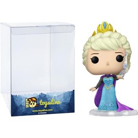 Funko E l s a [Diamon Collection]: P o p ! Vinyl Figurine Bundle with 1 Compatible Graphic Protector (1024-66647 - B)