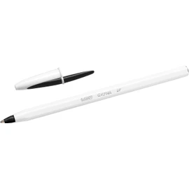BIC 959379 Cristal Up Smooth Writing Ballpoint Pens Wide Point (1.2 mm)- Black, Pack of 10