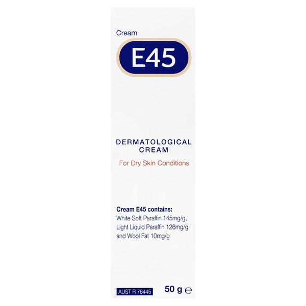 E45 Dermatological Cream for Dry Skin and Eczema 50g