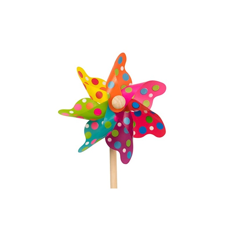 CIM Moulin Wind Chime 14 Colour Dots UV-Resistant and Weatherproof