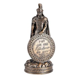 Dicksons Full Armor of God Ephesians 6:14-17 Gold and Black Resin Collectible Figurine Statue 8.75 x 3.75 Inch