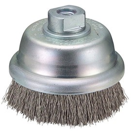Makita A-04830 Cup Wire Brush, Outer Diameter 3.0 inches (75 mm), Stainless Steel Wire