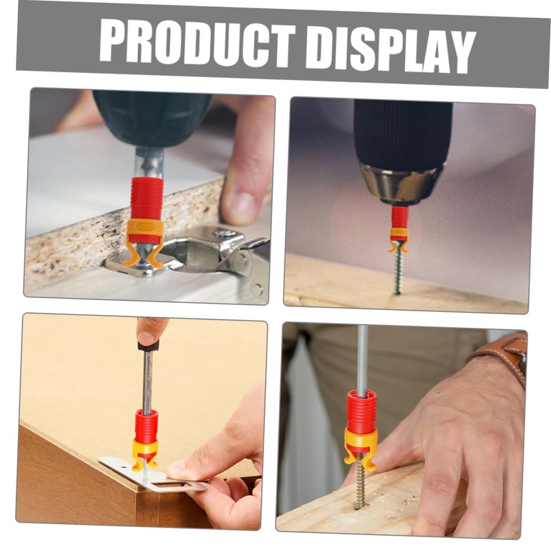 TEHAUX 6pcs Abs Plastic Screw Fixing Holders Versatile Screw Starter