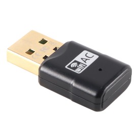 Enwye Dual Band USB Wireless Netzwerk Adapter 600Mbps Mini 2,4G 5,8G WiFi Empfänger AP Sender für PC Laptop Desktop