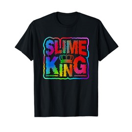 Slime King Boys Birthday Supplies DIY Party Kit Fun Gift T-Shirt