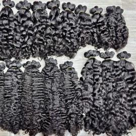 Raw Cambodian Wavy Hair Cuticle Aligned Raw Vietnamese Human Hair Burmese Curly Unprocessed Raw Indian Curly Hair Bundles Vendorcolor: Loose Curly 1, Stretched Length: 26 Inches