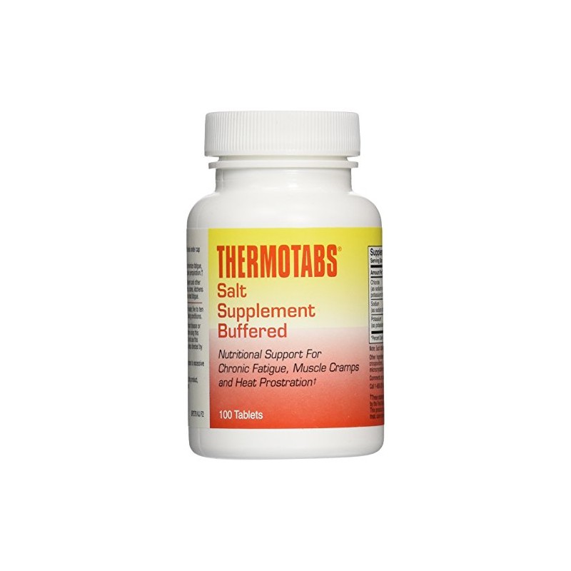 THERMOTABS Salt Supplement Buffered Tablets, 100 Count (Pack of 3)