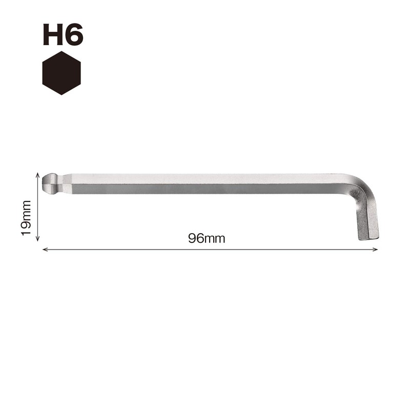 Vessel 8200BP-S Hexagonal Bar, Ball Point, L-Type Wrench, Short Axis,