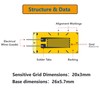 Strain Gauge, Cuidr 20AA 120ohm Foil Resistance Strain Gauge Used