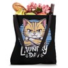 Funny Cat Laundry Day Daily Tasks Cleaning Day Humor Design