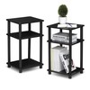 Furinno Just 3-Tier Turn-N-Tube End Table / Side Table /