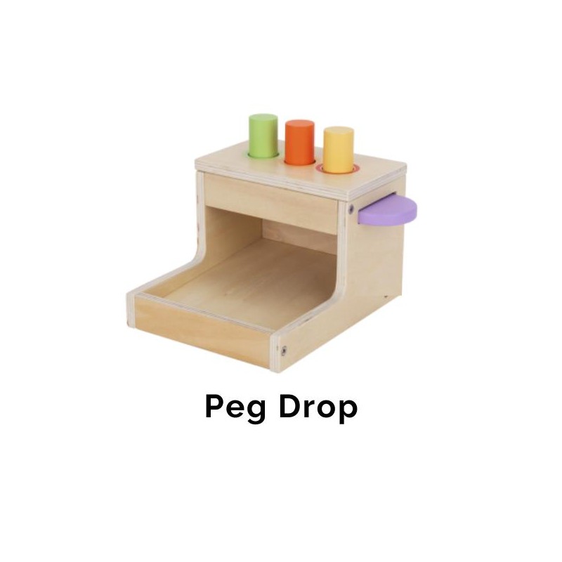 123 BABY BOX Montessori Toys For Babies 9-12 Months -