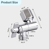 Adjustable Shower Head Extension Adapter, 304 Stainless Steel Shower Angle