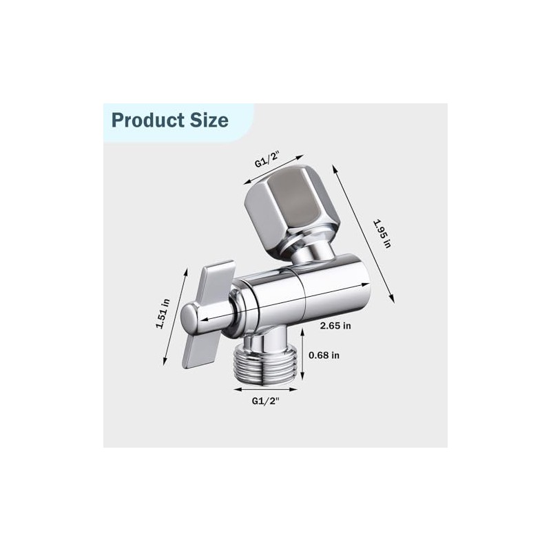 Adjustable Shower Head Extension Adapter, 304 Stainless Steel Shower Angle