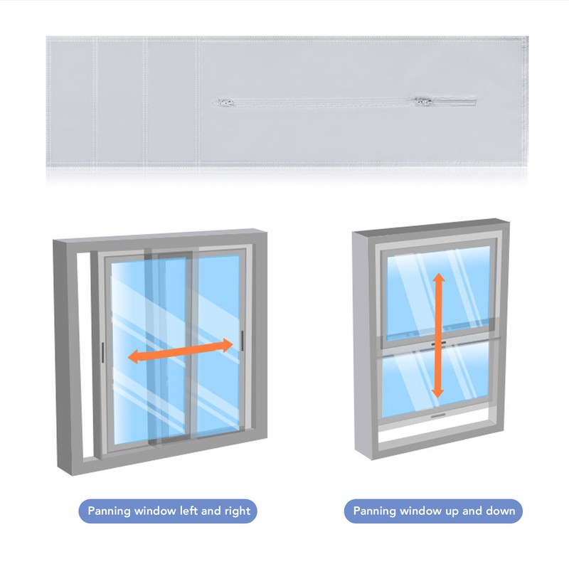 AC Window Sealing Cloth Universal Waterproof Encrypted Polyester Portable Air