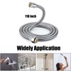 Shower Hose,118 inch Extra Long Stainless Steel Shower Head Hose