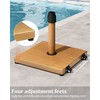 JOINHOM 42lbs Patio Umbrella Base with Wheels - Heavy Duty