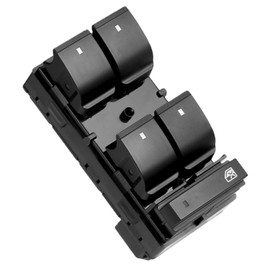 ATRACYPART Interruptor de control de ventana con luz roja para GMC Acadia 2007 – 2016 reemplaza a pieza #20945224