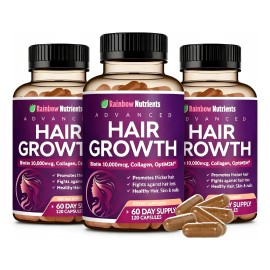 3pcs 24-in-1 Advanced Hair Growth Vitamins Stops Hair Loss